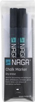 Naga glasbordmarker 2 mm, etui met 2 stuks, zwart-2