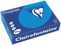 Clairefontaine Trophée Intens, gekleurd papier, A4, 210 g, 250 vel, turkoois
