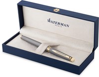 Waterman Hémisphère Metalic roller, fijn, grijs GT, giftbox-2