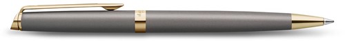 Waterman Hémisphère Metalic balpen, grijs GT, medium, giftbox