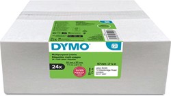 Dymo etiketten LabelWriter ft 57 x 32 mm, verwijderbaar, wit, 1000 etiketten, multipack van 24 rollen