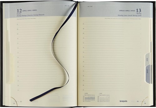 Brepols Euro Lima, zwart, 2026-2