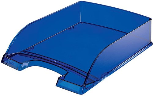 Leitz brievenbakje Plus 5226 blauw transparant