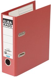 Elba Rado Plast ordner voor ft A5 staand, donkerrood, rug van 7,5 cm