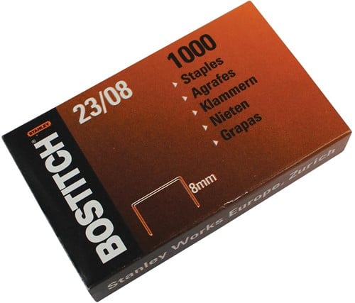 Bostitch nietjes 23-8-1M, 8 mm, verzinkt, voor PHD60, B310HDS, HD-23L17