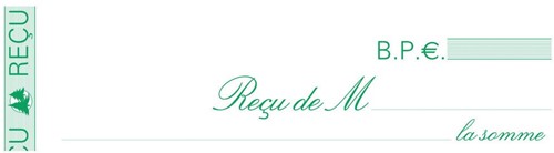 Exacompta ontvangsten, ft 10,5 x 18 cm, Franstalig, dupli (2 x 50 vel)-2