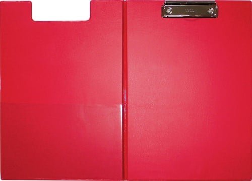 MAUL klembordmap met insteek binnenzijde A4 staand rood-2