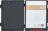 MAUL klembordkoffer Lefty hard kunststof PP linksdraaiend open A4 33.5x24.5x2.5cm zwart-3