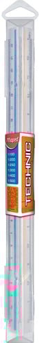 Maped driekantige schaallat, schaalverdeling 1:100, 1:200, 1:250, 1:300, 1:400, 1:500, blauw