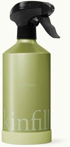 Kinfill Filled Ever Bottle - Kyoto Green -  Multi Surface Cleaner - Tangerine