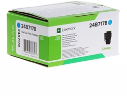 Tonercartridge Lexmark 24B7178 cyaan