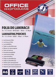 OFFICE products lamineerhoes A6, 200 micron (2 x 100 micron), pak van 100 stuks