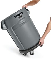 Rubbermaid afvalcontainer Brute, zonder deksel, 76 liter, grijs-3