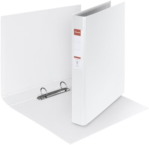 Ringband Esselte VIVIDA A4 2-rings O-mechaniek 25mm PP wit-2