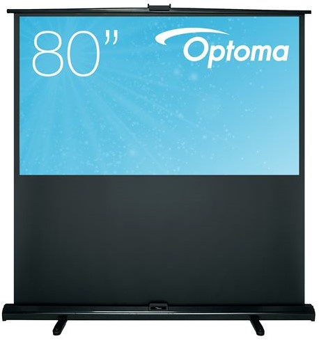 Mobiel Projectiescherm Optoma 80" (handmatig Pull-Up) (handmatig Pull-Up)