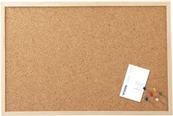 MAUL prikbord kurk met houten frame 40 x 30cm