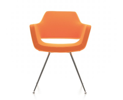 Vergaderstoel Nano met 4-poots conisch frame