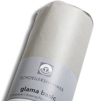 Schoellershammer Glama Basic schetspapier, 60 g/m², rol van 0,33 x 50 m-3