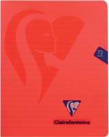 Clairefontaine schrift mimesys voor ft A5, 72 bladzijden, kaft in PP, gelijnd, geassorteerde kleuren-2