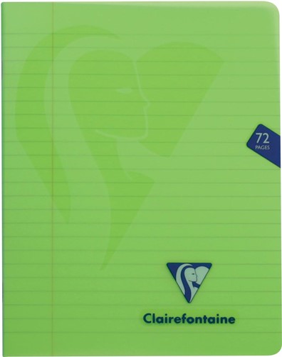 Clairefontaine schrift mimesys voor ft A5, 72 bladzijden, kaft in PP, gelijnd, geassorteerde kleuren-3