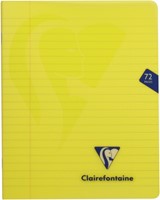 Clairefontaine schrift mimesys voor ft A5, 72 bladzijden, kaft in PP, gelijnd, geassorteerde kleuren-3