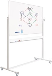 Smit Visual magnetisch whiteboard, gelakt staal en aluminium, 100 x 150 cm