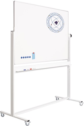 Smit Visual magnetisch whiteboard, emaille en aluminium, 100 x 150 cm