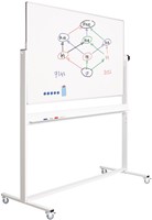Smit Visual magnetisch whiteboard, gelakt staal en aluminium, 120 x 150 cm