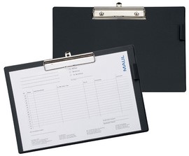 MAUL KLEMBORD DWARS MET KLEM  KUNSTSTOF MET PENLUS ZWART