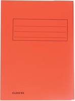 Class'ex dossiermap, 3 kleppen, oranje