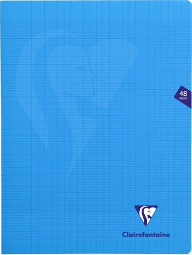 Clairefontaine schrift Mimesys voor ft A4+, 48 bladzijden, kaft in PP, seyès, geassorteerde kleuren-2