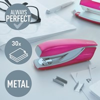 Nietmachine Leitz NeXXt Wow metaal 30 vel roze-2