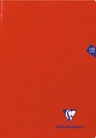 Clairefontaine schrift mimesys voor ft A4+, 140 bladzijden, kaft in PP, seyès, geassorteerde kleuren-3