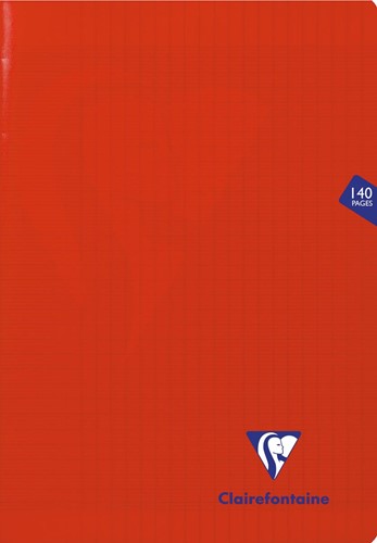 Clairefontaine schrift mimesys voor ft A4+, 140 bladzijden, kaft in PP, seyès, geassorteerde kleuren-3