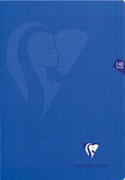 Clairefontaine schrift mimesys voor ft A4+, 140 bladzijden, kaft in PP, seyès, geassorteerde kleuren-2