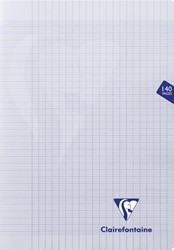 Clairefontaine schrift mimesys voor ft A4+, 140 bladzijden, kaft in PP, seyès, geassorteerde kleuren