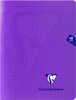 Clairefontaine schrift Mimesys, ft 17 x 22 cm, 48 bladzijden, kaft in PP, seyès, geassorteerde kleuren-4