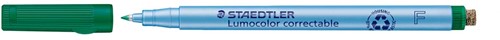 Staedtler Lumocolor uitwisbare pen, schrijfbreedte: 0,6 mm, groen