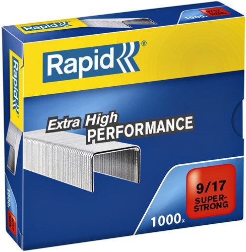 NIETEN RAPID 9/17 STAAL SUPER STRONG 1000ST 1000 Stuk