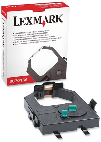 Lexmark nylontape met ReInk-System zwart - OEM: 3070166