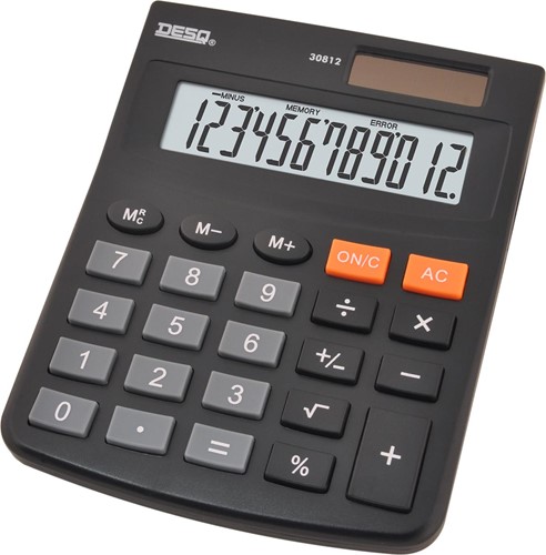 Desq bureaurekenmachine Heavy Duty Compact 30812, zwart-3