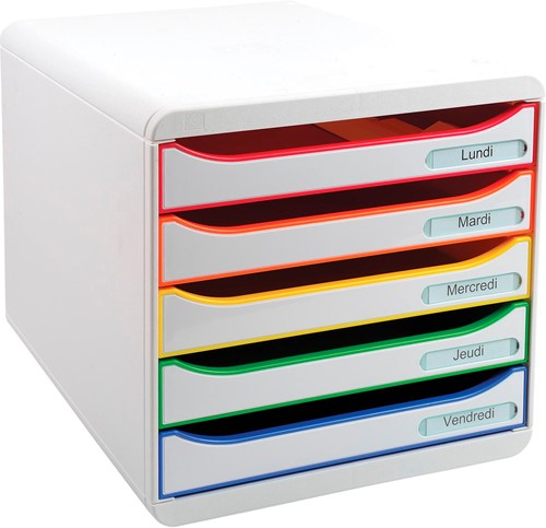 Exacompta ladenblok Big-Box Plus Classic wit/harlekijn/wit