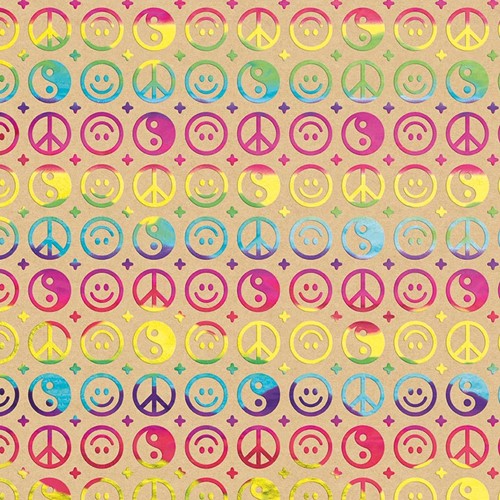 Geschenkpapier Rainbow, 70 cm x 1,5 m, 4 verschillende motieven-2