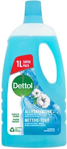 Dettol allesreiniger, katoenfris, fles van 1 l