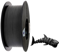 3D Filament PETG, 1 kg, 1,75 mm, zwart
