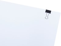 Papierklem MAUL 213 foldback 13mm zwart 12 stuks-2