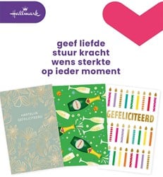 Hallmark navulset wenskaarten, felicitatie, pak van 6 stuks