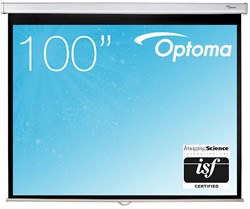 Wandscherm Optoma 100" (handmatig) (handmatig)