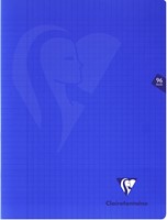 Clairefontaine schrift Mimesys voor ft A4+, 96 bladzijden, kaft in PP, seyès, marineblauw