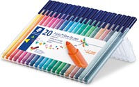 Staedtler viltstift Triplus Color, opstelbare box met 20 kleuren-2